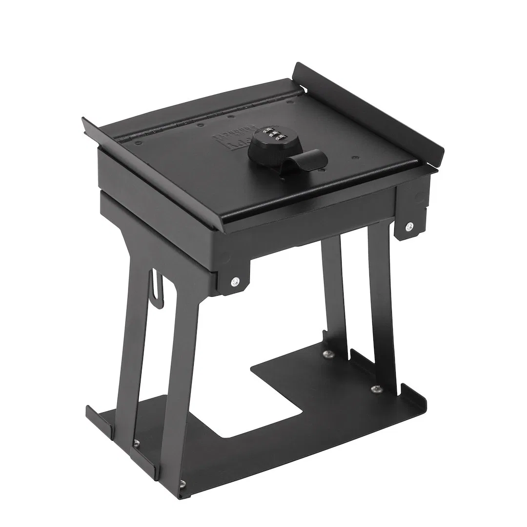 385-01-A – TUFFY SEC Console Security Insert, Unlocks With 3 Digit Combination Texture Powder Coated Black Steel Over...